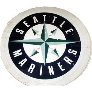 Seattle Mariners Visitors Dugout Logo from 2005 Season at Yankee 