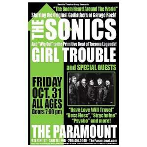   Paramount (Seattle, WA) 10 31 08 Concert/Gig Poster 