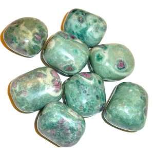   Ruby Fuchsite Tumbled Stone   Abundance Heart Healing Crystal Energy