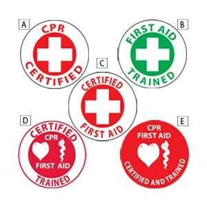 NMC CPR/First Aid Hard Hat Emblems  Industrial 