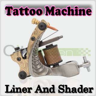 New Cast 10 Laps Coils Tattoo Machine Liner Shader Tattoo Gun  