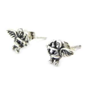  Earrings silver Cupidon. Jewelry