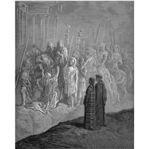   Greetings Card Gustave Dore Dante The Sculptures