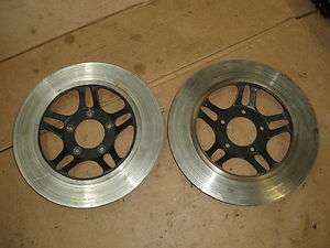   CB 750 C front brake rotors left & right 5.03 & 4.75mm thick K F SC