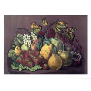   Fruit Giclee Poster Print by Currier & Ives, 48x36