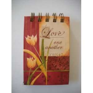   Notebook with Scripture 1 John 47 Love One Another