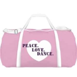  Peace Love Dance Heart Custom Sport Roll Bag