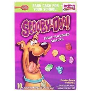 Betty Crocker Scooby Doo Fruit Flavored Snacks 8 oz (Pack of 10 