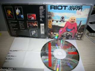 RIOT NARITA JAPAN CD 2300yen CSCS 5023 FIRST VER  