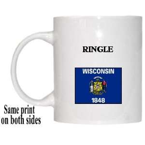  US State Flag   RINGLE, Wisconsin (WI) Mug Everything 