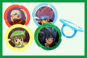 12 BEYBLADE CUPCAKE RINGS PARTY FAVORS DECORATION  