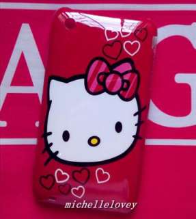 New Cute Cartoon Hello Kitty Back Cover Case for iPhone 3g/3gs MH48 