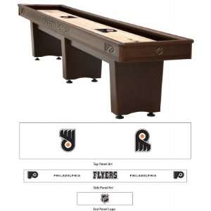  SB9 CFL 9 Cinnamon Finish Shuffleboard Table with 