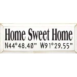  Home Sweet Home (with custom latitude & longitude 