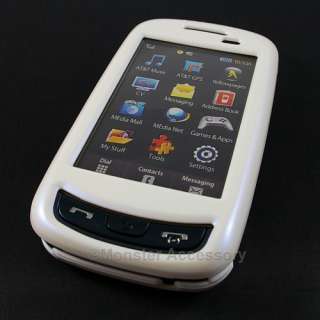 The Samsung Impression A877 White Hard Case Cover provides the 
