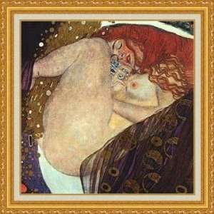 Danae, 1907 by Gustav Klimt   Framed Artwork