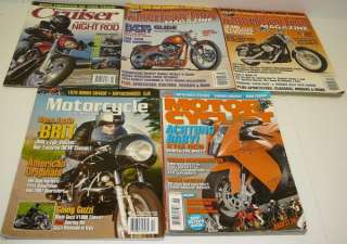 Mixed lot of 11 Motorcycle Biking Magazines Cycle World  