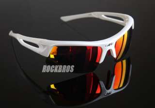 MORESTAR Pro Cycling Glasses Sports Sunglasses XT608 Shiny White 