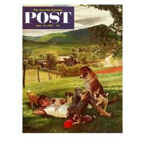 Dog Days of Summer Saturday Evening Post Cover, June 25 