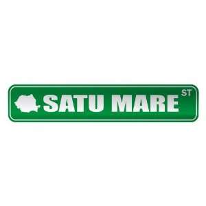   SATU MARE ST  STREET SIGN CITY ROMANIA