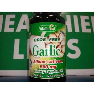   Free Garlic 500 mg 100 Softgels Allium Sativum