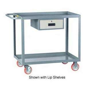  Little Giant® Service Cart With Drawer, Flush Top, 24 X 
