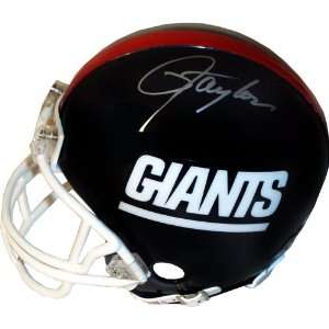  Autographed New York Giants Replica Mini Helmet w/ 1986 NFL MVP 