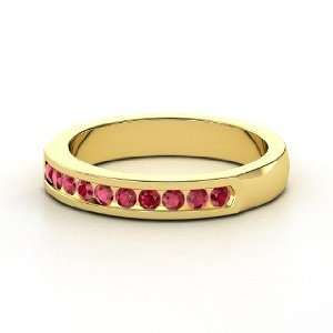  Daria Ring, 14K Yellow Gold Ring with Ruby Jewelry