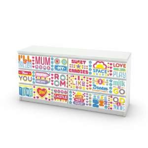   is my Castle Decal for IKEA Malm Dresser 3x2 Drawers