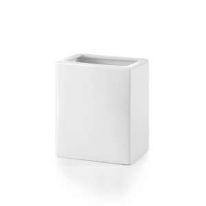  Saon Toothbrush Holder in White Porcelain