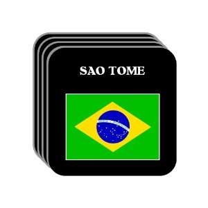  Brazil   SAO TOME Set of 4 Mini Mousepad Coasters 