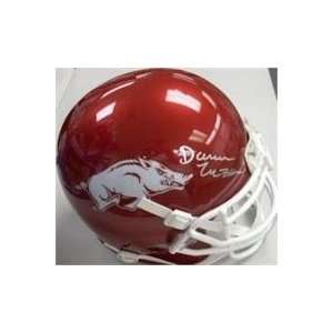  Darren McFadden autographed Football Mini Helmet (Arkansas 