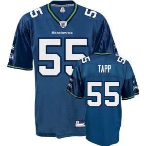  Darryl Tapp Jersey Reebok Blue Replica #55 Seattle 