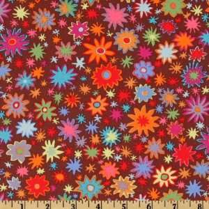Wide Kaffe Fassett Star Flower Prune Fabric By The Yard kaffe_fassett 