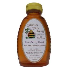 Raw Blackberry Honey 16oz Grocery & Gourmet Food