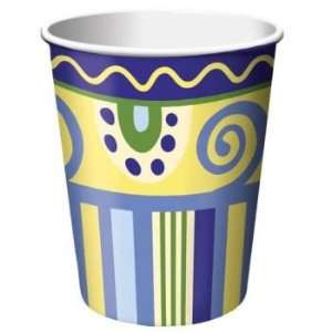  Mediterranean Pottery 9 Oz Cup, 8 Count