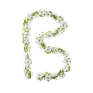 Basil Decorative Flower Garland White 