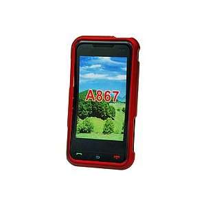  Cellet Samsung Eternity SGH A867 Red Rubberized Proguard 