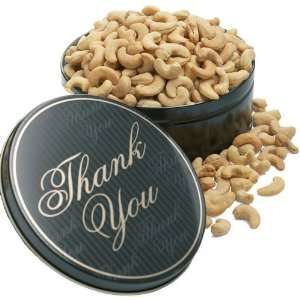 24oz Salted Cashews Thank You Tin  Grocery & Gourmet Food