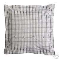 IKEA ALVINE RUTA   Pillow Cover White Black Cotton NEW  