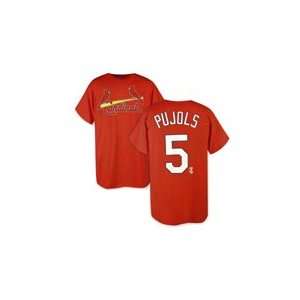  St. Louis Cardinals Name and Number T Shirt #5 Albert 