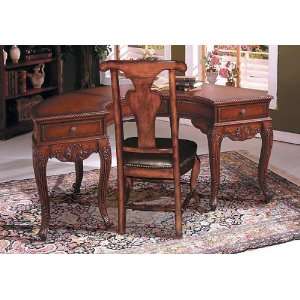  Salisbury Oval Writing Desk and Leather Chair Set   Office 