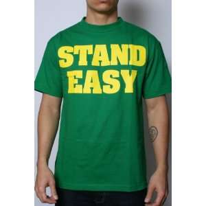 Rogue Status Stand Easy   Mens T Shirt   Kelly Green / Yellow