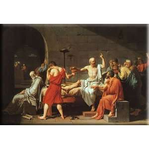  The Death of Socrates 16x11 Streched Canvas Art by Tissot 