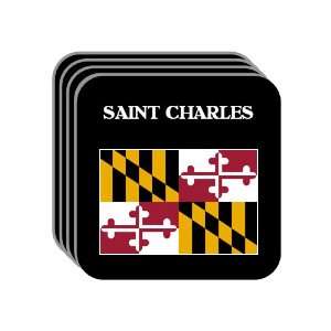  US State Flag   SAINT CHARLES, Maryland (MD) Set of 4 Mini 