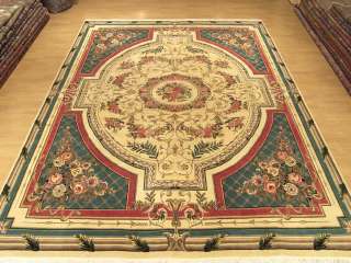 8x11 Rare Hand Woven Carpet Luxurious Pak Aubusson Rug  