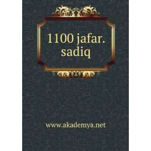  1100 jafar.sadiq www.akademya.net Books