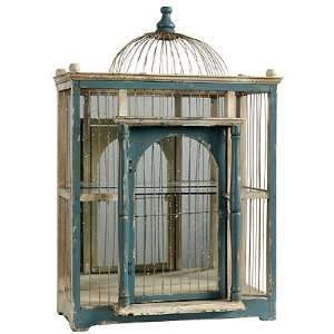  Decorative Bird Cage w/ Mirror Wall Decor 26.5H Pet 