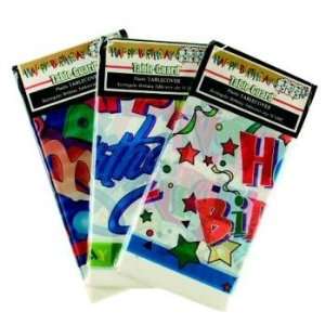 Happy Birthday Tablecloth 54x108 Case Pack 72