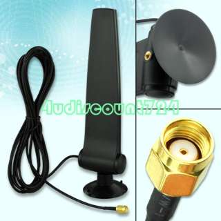   16dBi WIFI Antenna Booster WLAN RP SMA With Cable For Modem PCI Router